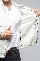 Savu Linen Jacket In White - AXEL'S