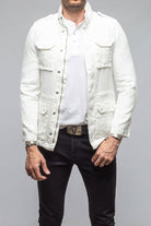 Savu Linen Jacket In White - AXEL'S