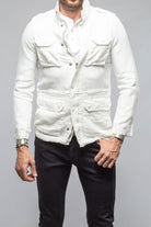 Savu Linen Jacket In White - AXEL'S