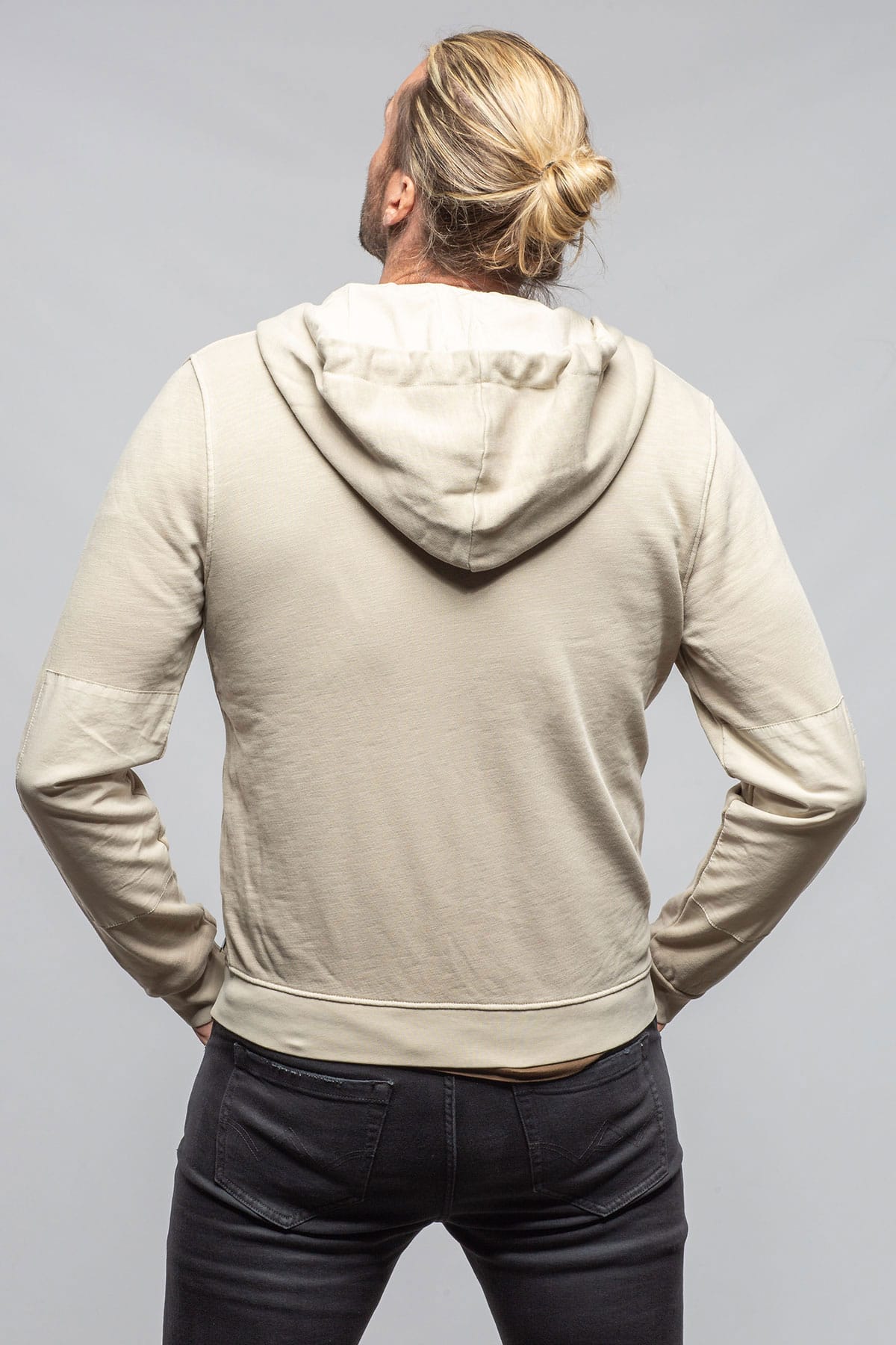 Sibut Zip Hoodie In Khaki - AXEL'S