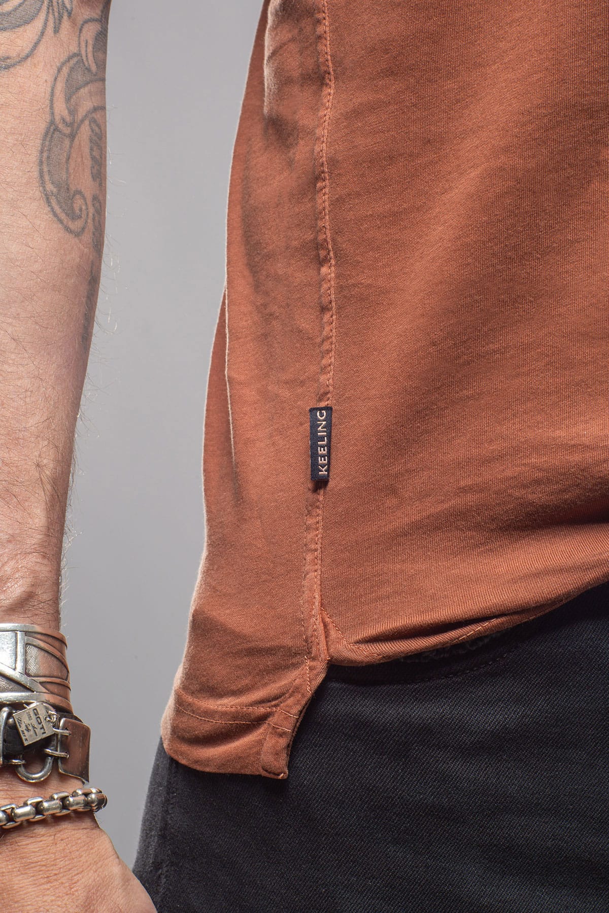 Siput SS Shirt In Marmalade - AXEL'S