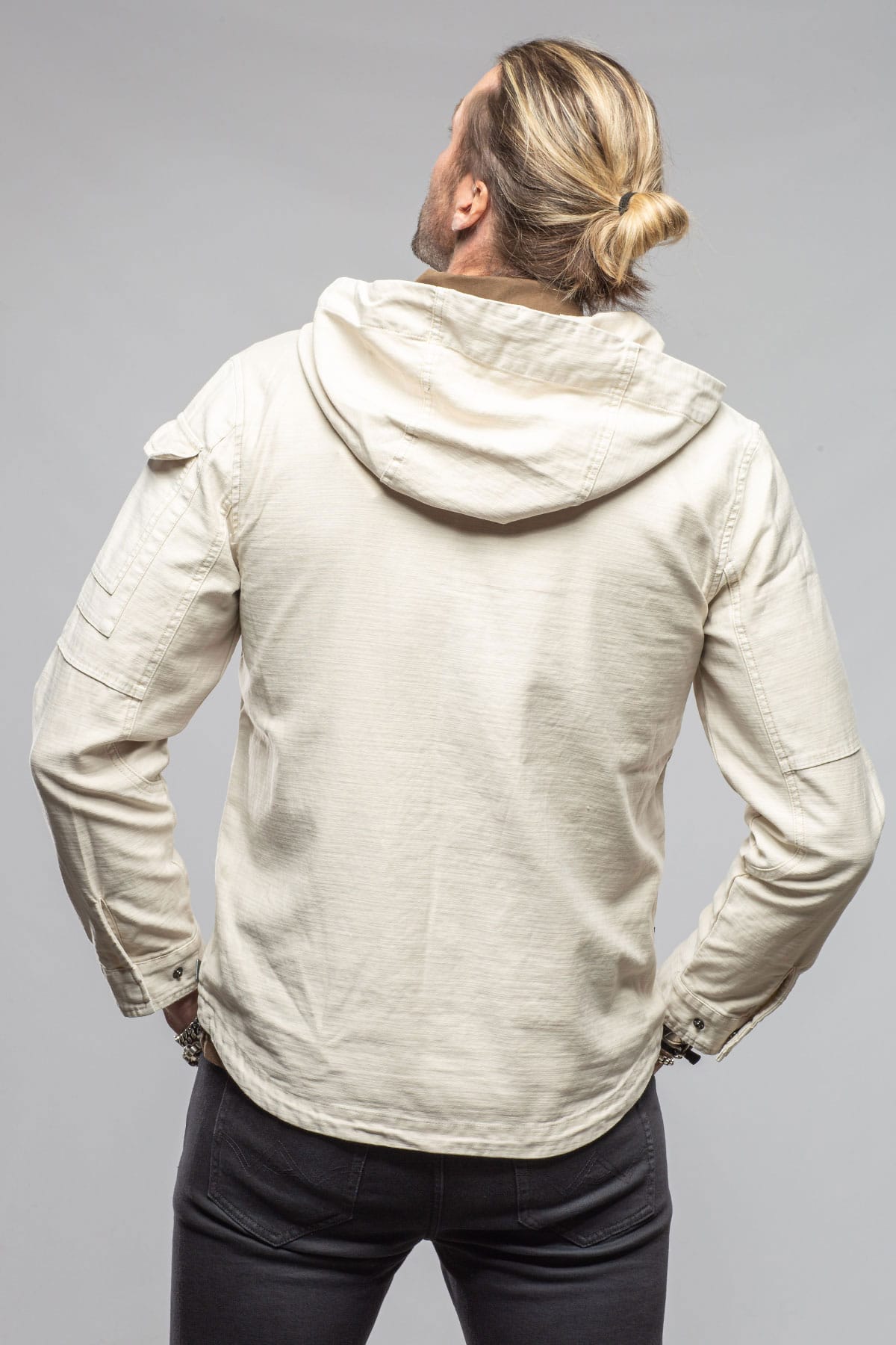 Taiwan Cargo Jacket In Khaki - AXEL'S