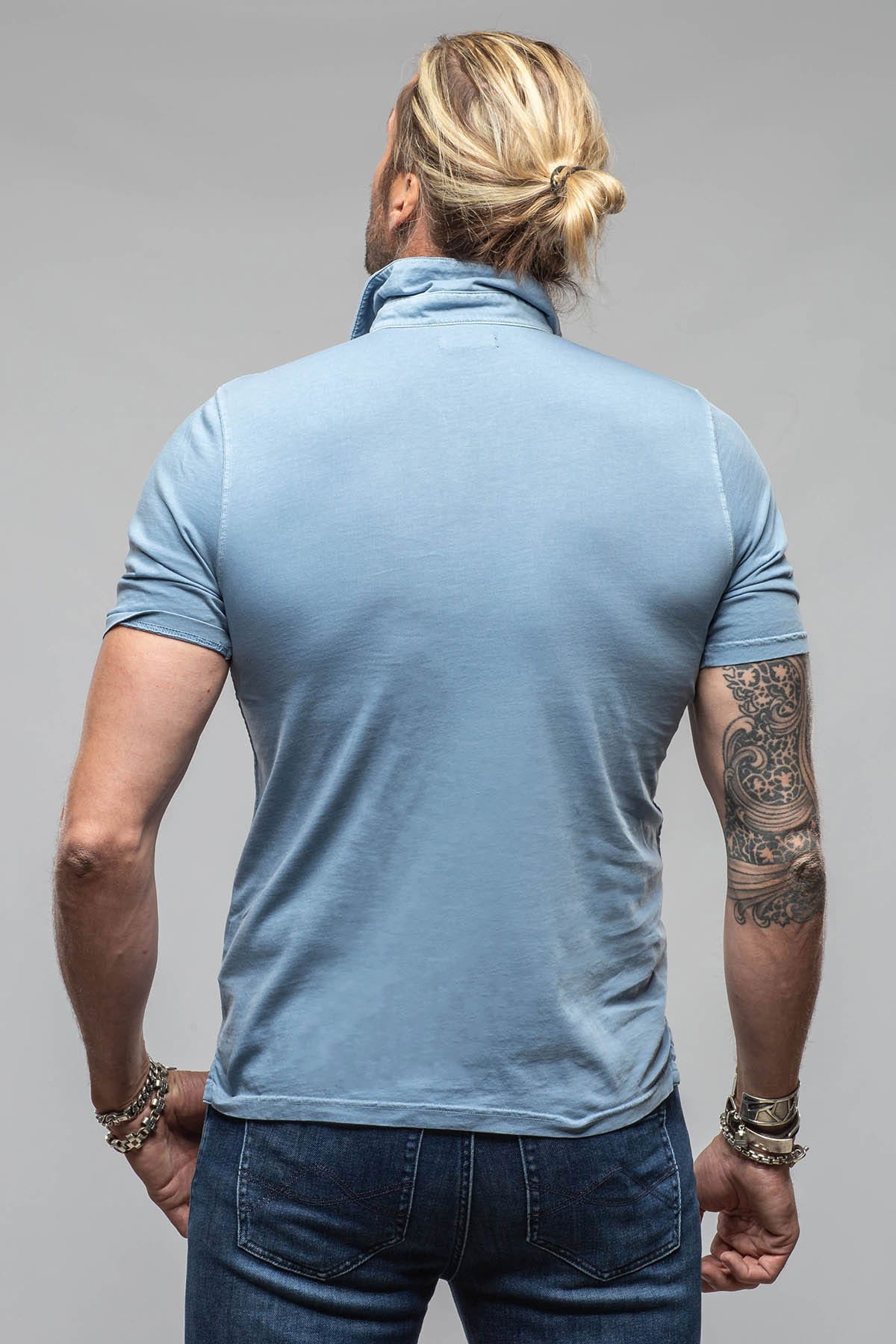 Tauranga Polo In Ashley Blue - AXEL'S