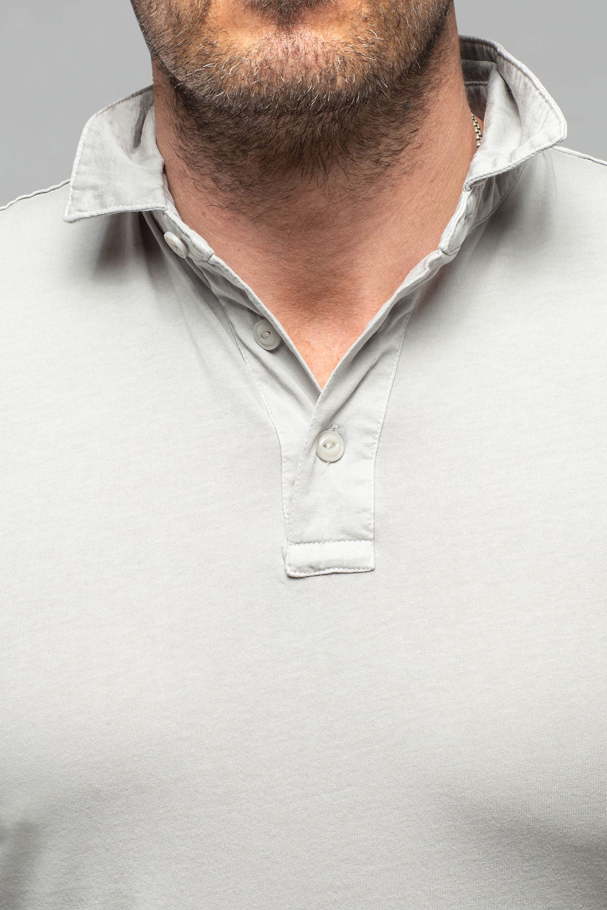 Tauranga Polo In Grey Violet - AXEL'S
