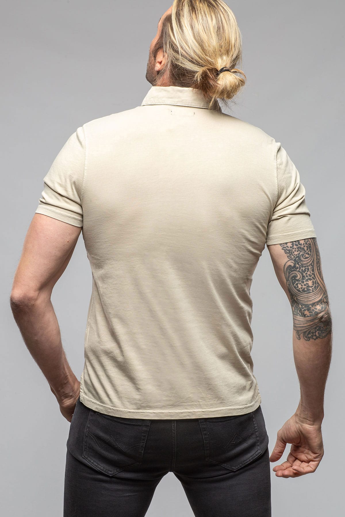 Tauranga Polo In Khaki - AXEL'S