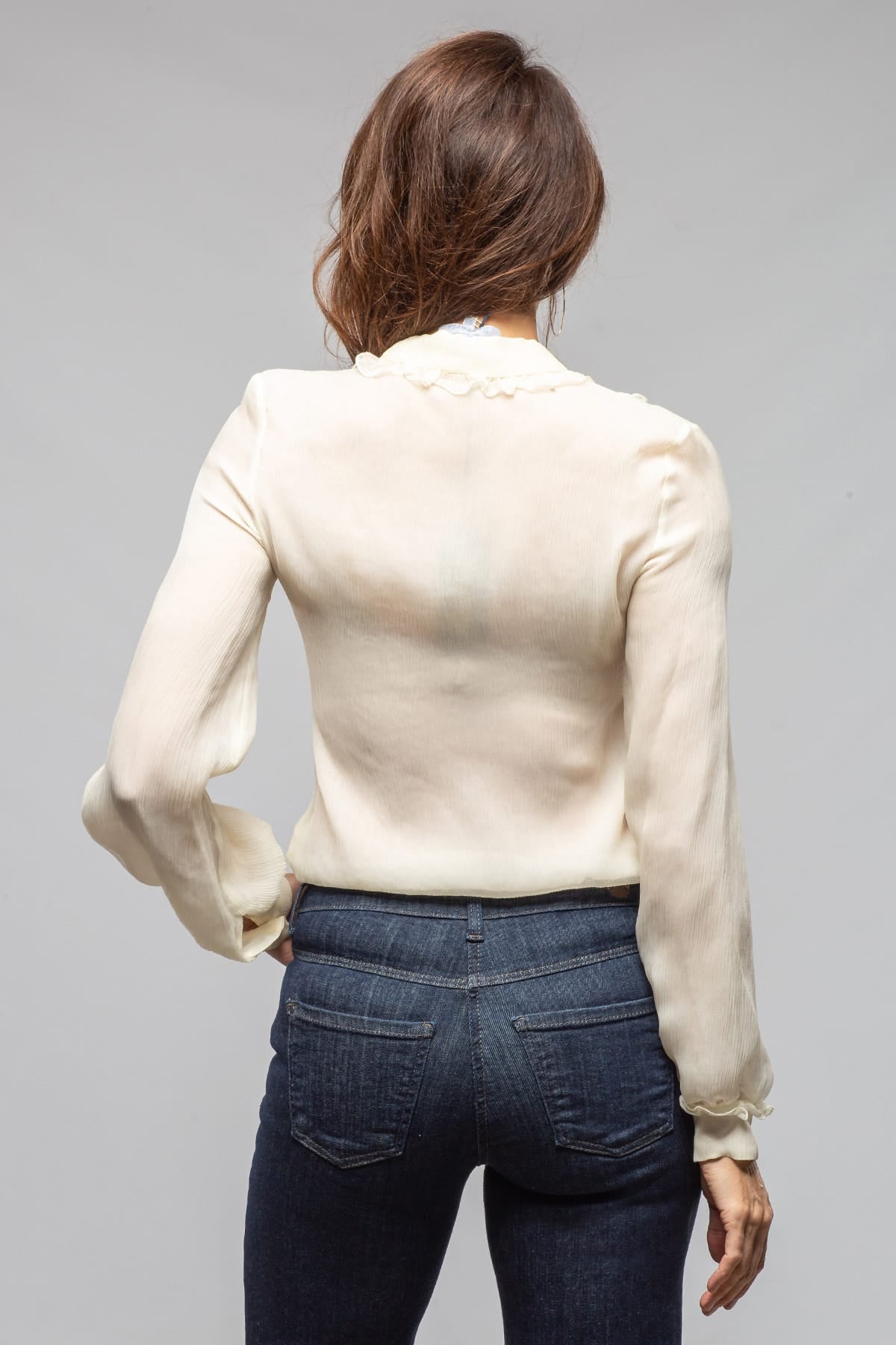 Pascal Chiffon Subtle Ruffle Front - AXEL'S