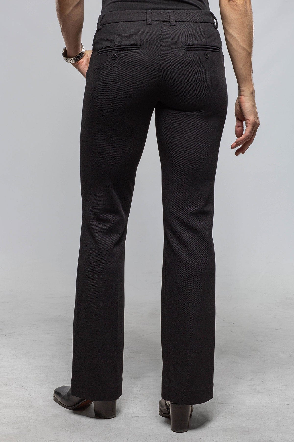 MAC Bella Boot Cut Trouser In Black - AXEL'S