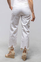 MAC Chiara Cropped In Flower White - AXEL'S