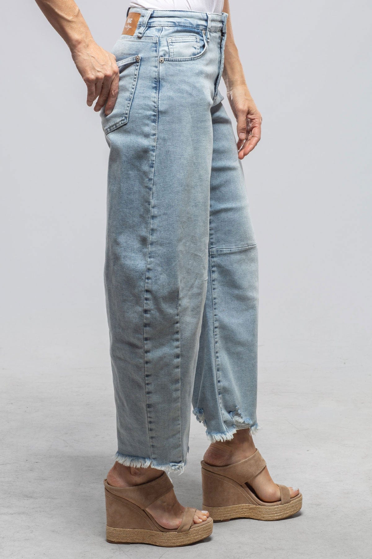 Mac Jeans | MAC Dakota Fringe In Sunny Blue | Axel's of Vail