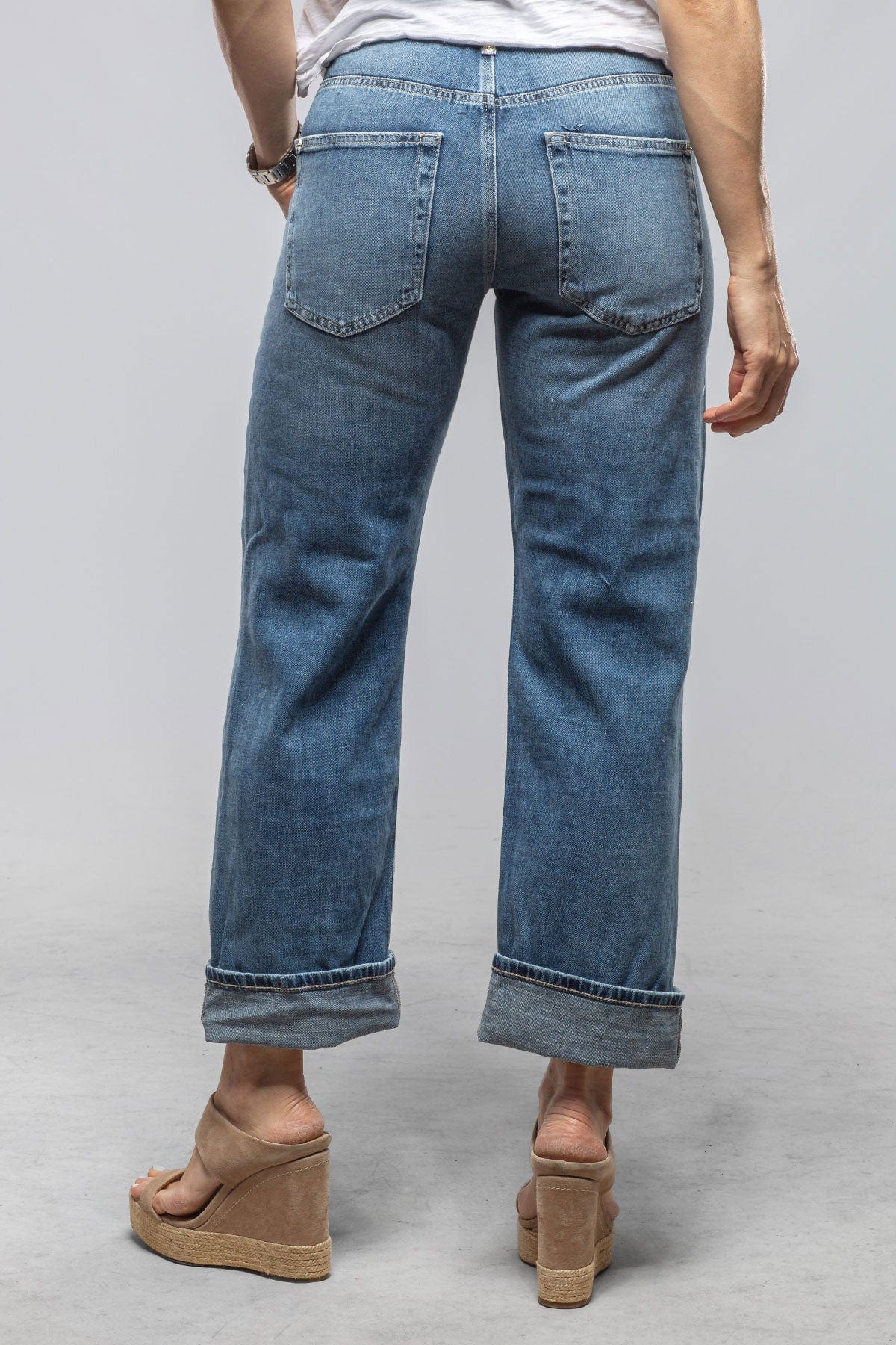 MAC Dream Baggy Straight In Patch Destroy Mid Blue - AXEL'S