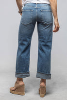 MAC Dream Baggy Straight In Patch Destroy Mid Blue - AXEL'S