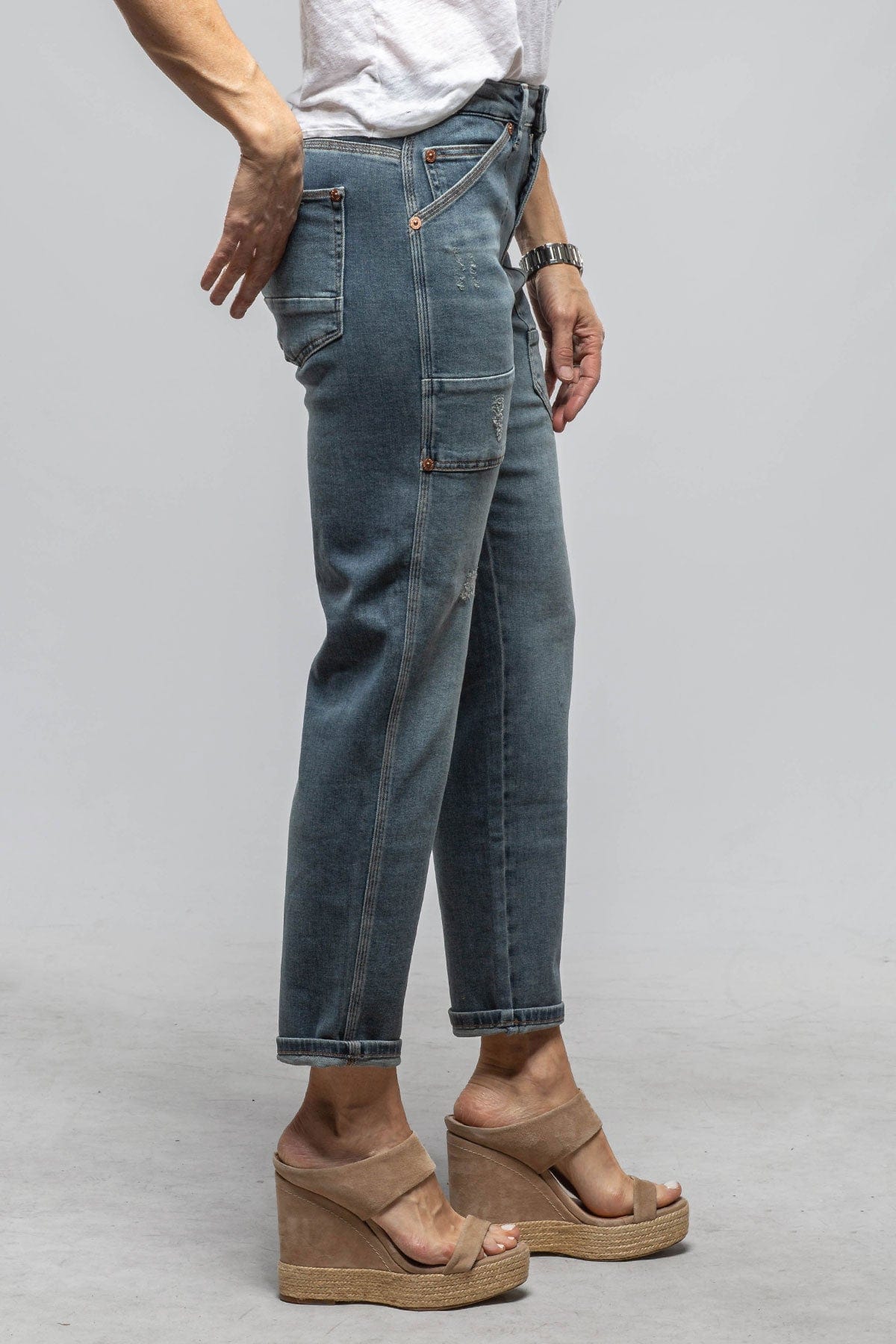 MAC Iowa Baggy In Mid Blue Chic - AXEL'S