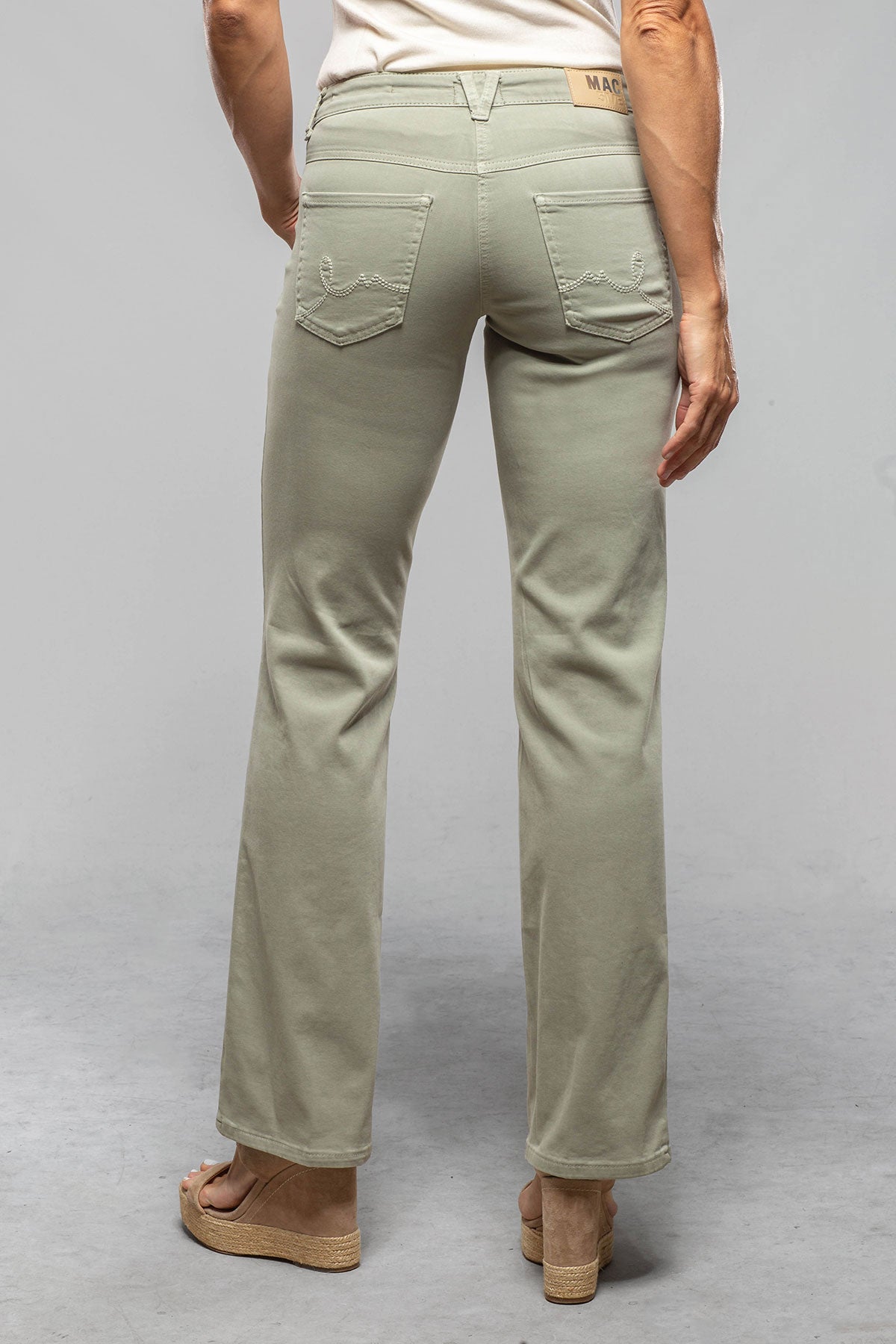 MAC Laura Authentic High Stretch Gabardine In Dried Rosemary - AXEL'S