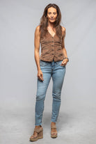 MAC Rich Slim Cropped Fringe In Bright Moon Wash - AXEL'S