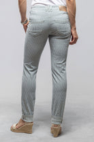 MAC Rich Slim In Cool River Blue Striped - AXEL'S