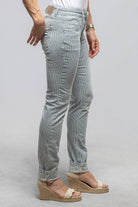 MAC Rich Slim In Cool River Blue Striped - AXEL'S