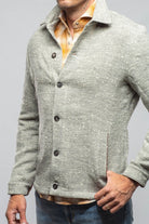 Bitterroot Donegal Overshirt In Grey - AXEL'S