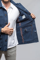 Chinaco Safari Jacket In Navy - AXEL'S