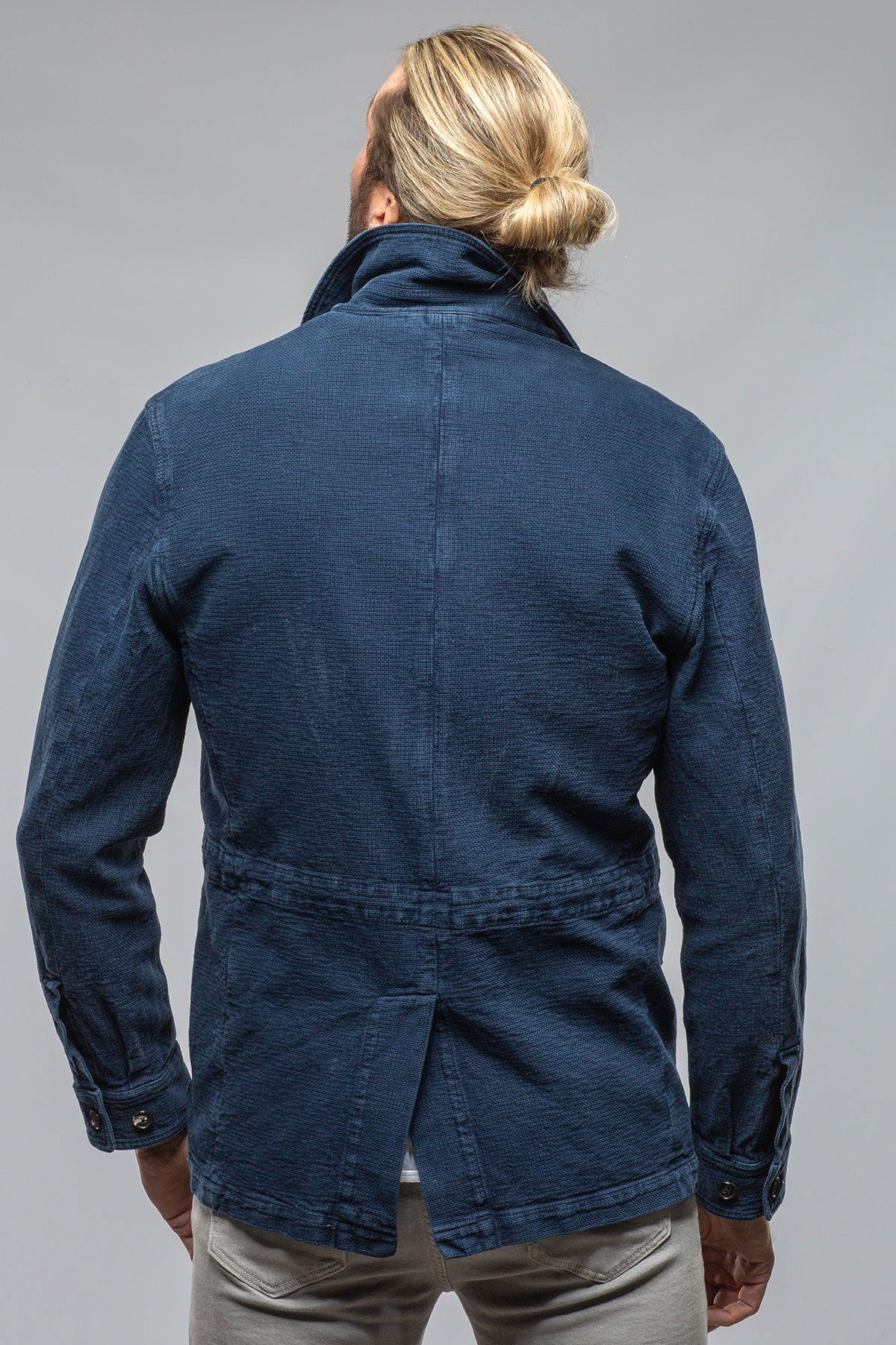 Chinaco Safari Jacket In Navy - AXEL'S