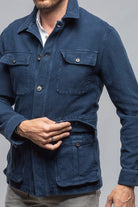 Chinaco Safari Jacket In Navy - AXEL'S