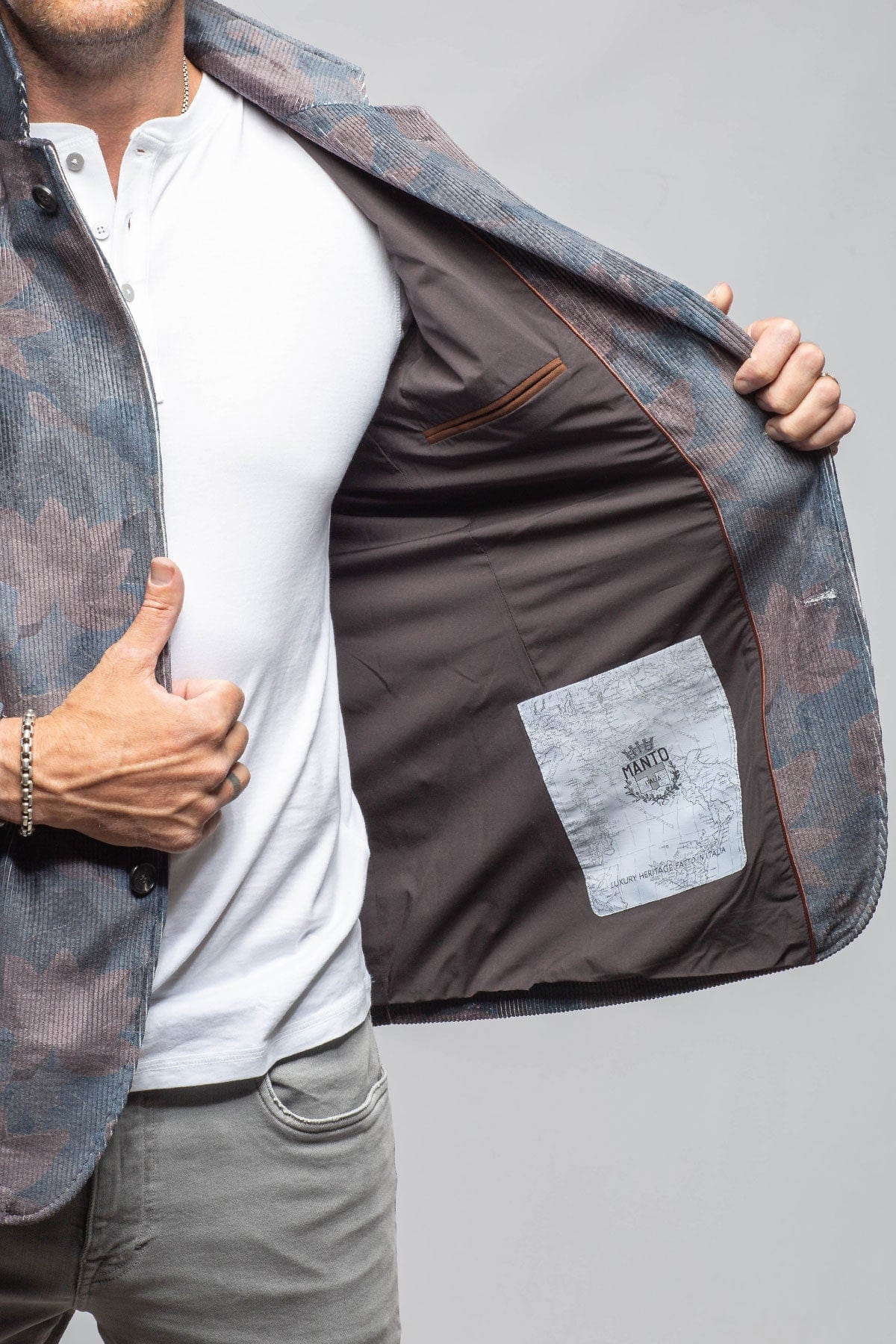 Dahl Printed Corduroy Blazer - AXEL'S