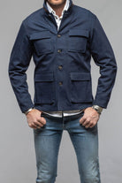 Olmeca Safari Jacket In Navy - AXEL'S