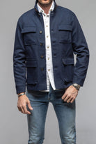 Olmeca Safari Jacket In Navy - AXEL'S