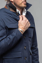 Olmeca Safari Jacket In Navy - AXEL'S