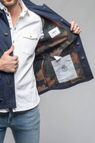 Olmeca Safari Jacket In Navy - AXEL'S