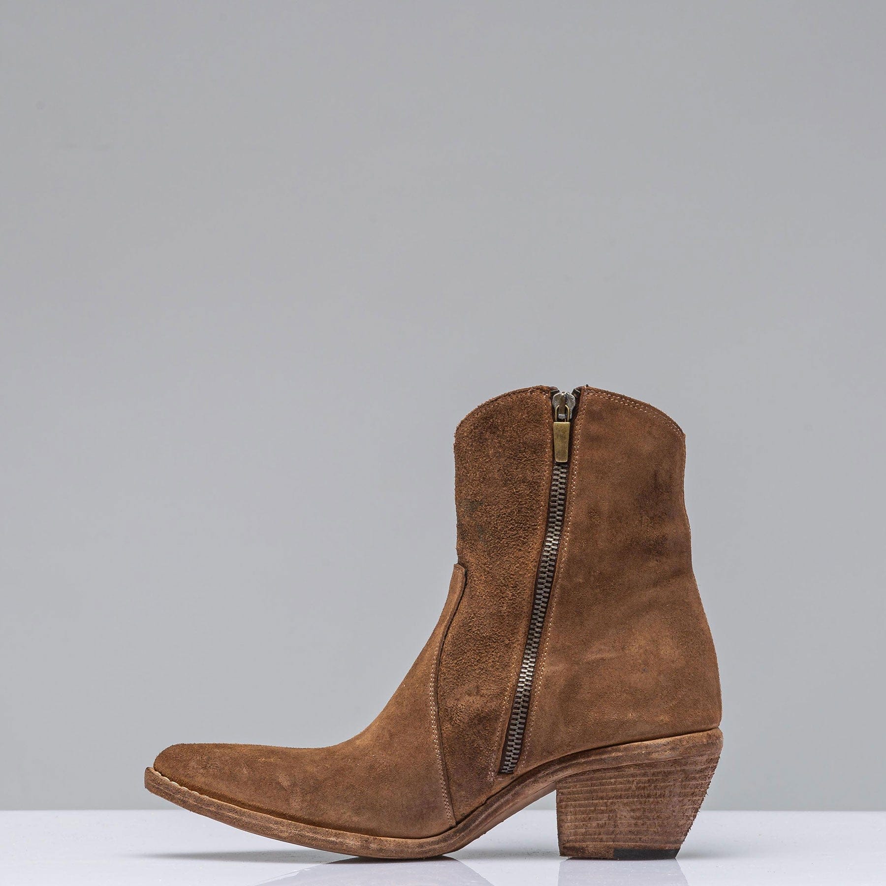 Manzanita Hand Painted & Embroidered Boot In Tobacco - AXEL'S