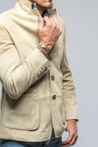 Cosmin Blazer In Altleder Hell - AXEL'S