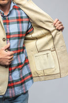 Cosmin Blazer In Altleder Hell - AXEL'S