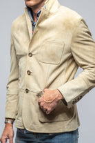 Cosmin Blazer In Altleder Hell - AXEL'S