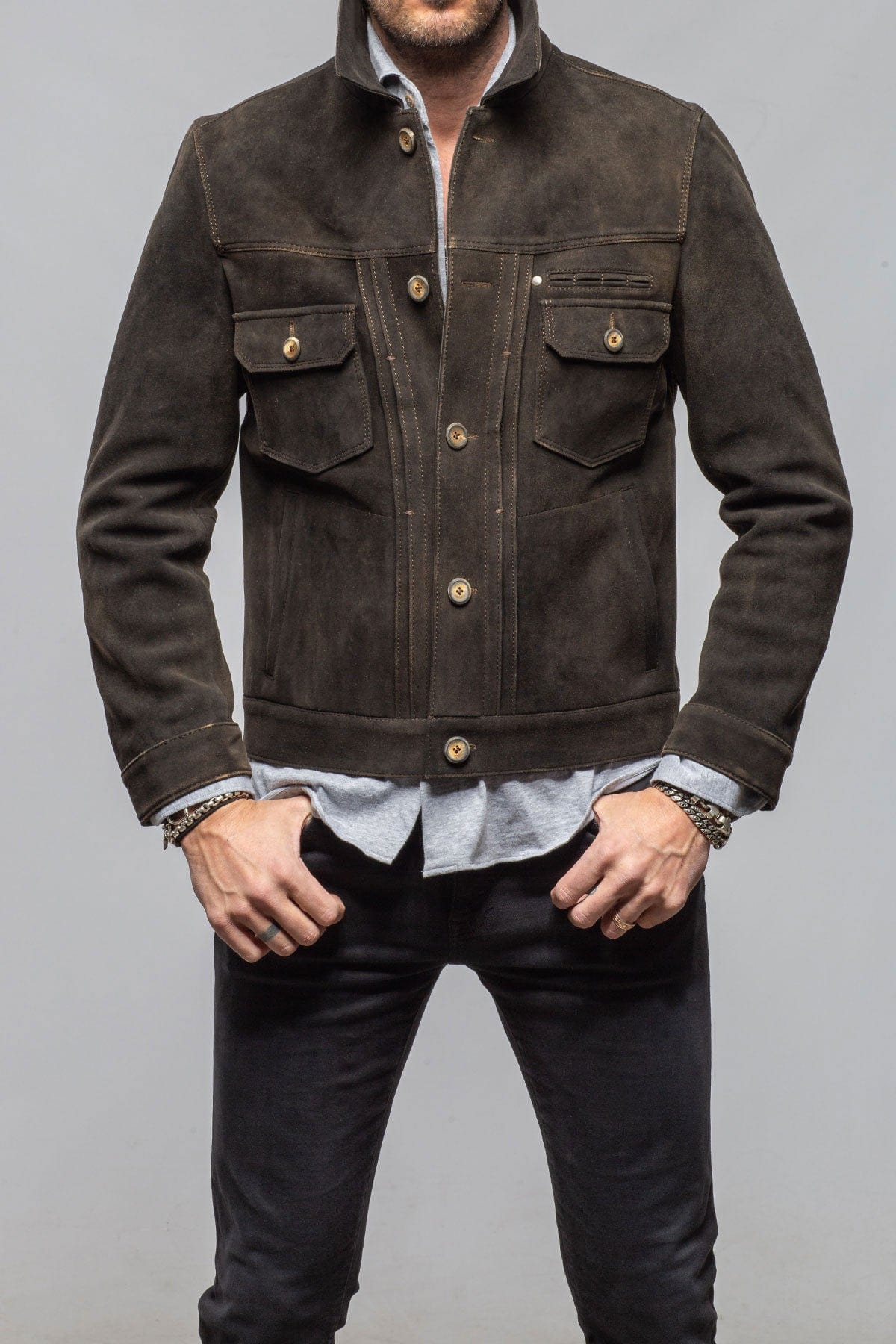 Meindl Dawson Deerskin Jacket Mens - Outerwear - Leather