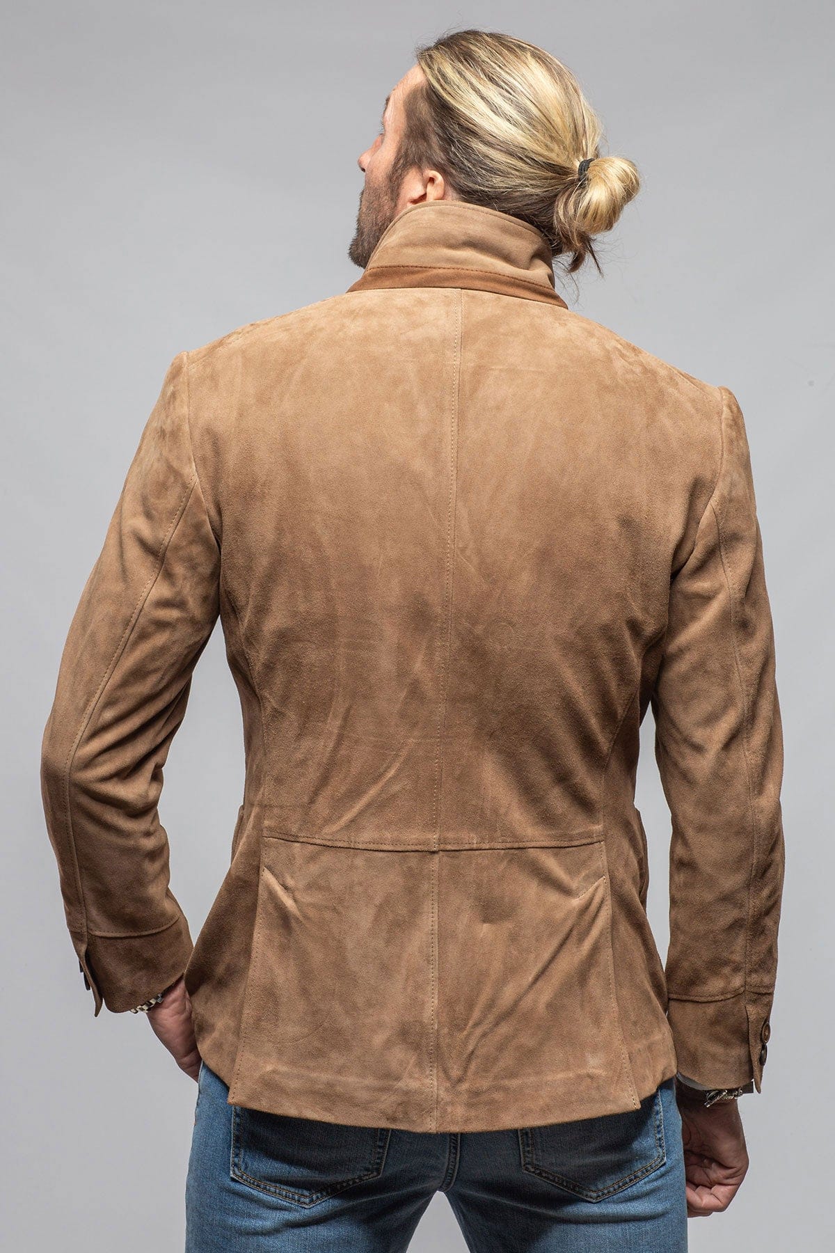 Meindl New Smooth Blazer In Light Tan Mens - Outerwear - Leather