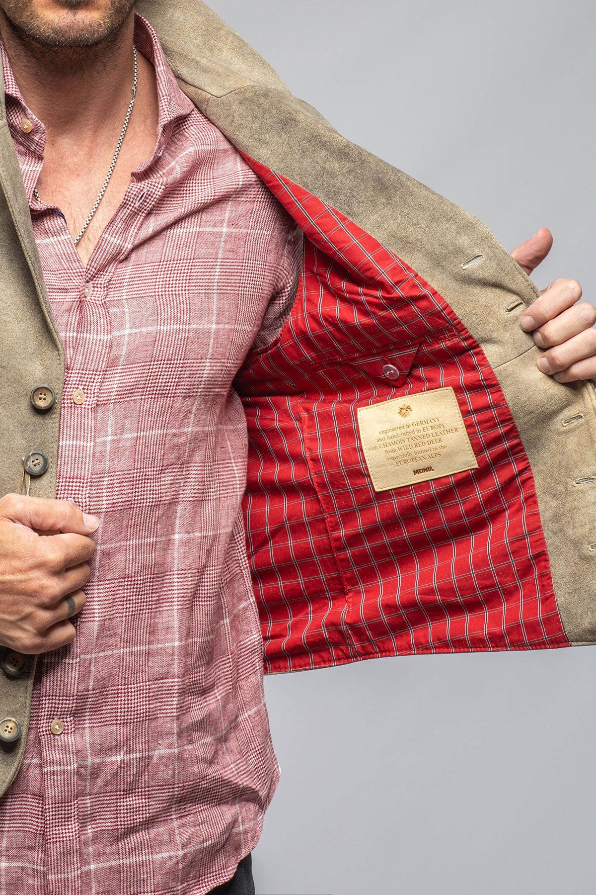 Trapp Notch Collared Vest In Vintage Grey - AXEL'S