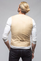 Ellis Tailored Vest In Hazelnut - AXEL'S