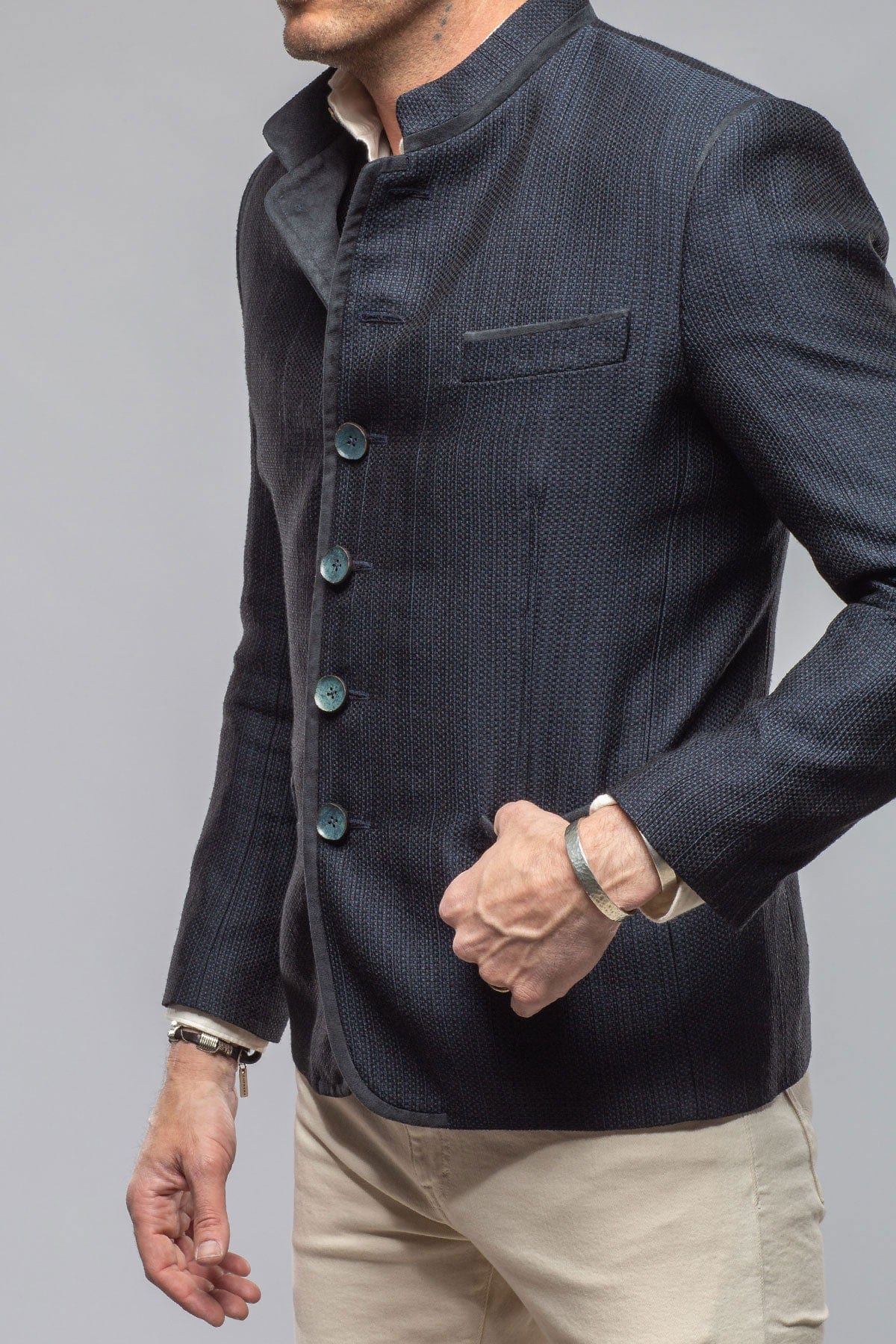 Hans Jacket In Marine - AXEL'S