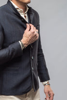 Hans Jacket In Marine - AXEL'S