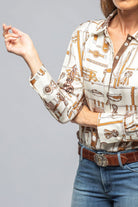 Equestrian Silk Blouse - AXEL'S