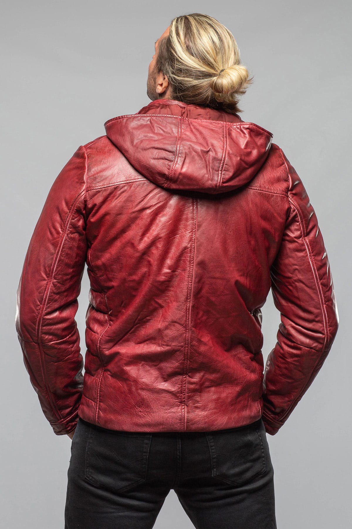 Red Stone Collection Jackson Hooded Retro Puffer Mens - Outerwear - Leather