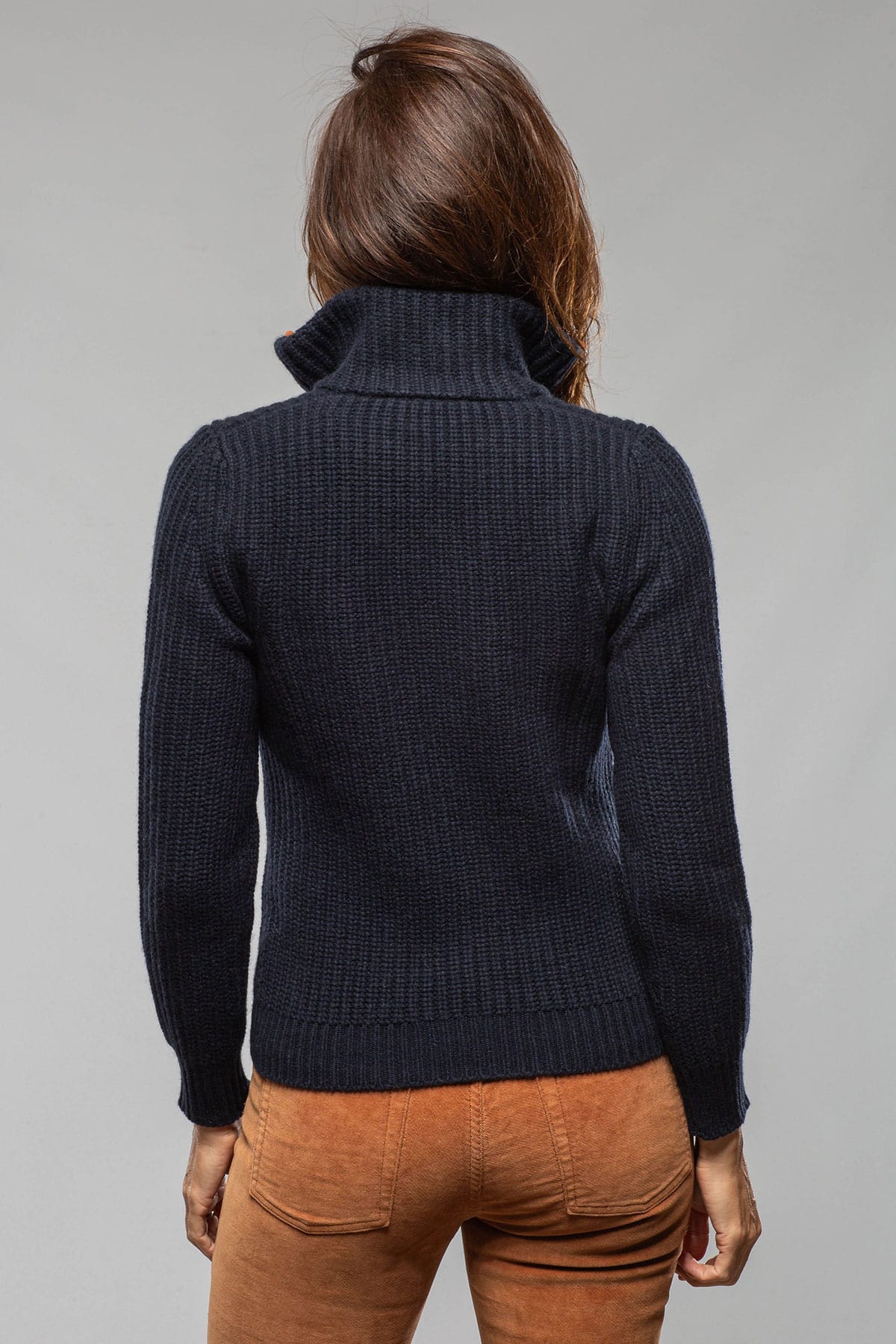 Richard Grand Ivy 1/4 Zip Cashmere Sweater In Midnight Ladies - Sweaters