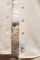 Juliette Embroidered Cashmere Western Shirt In Cream - AXEL'S