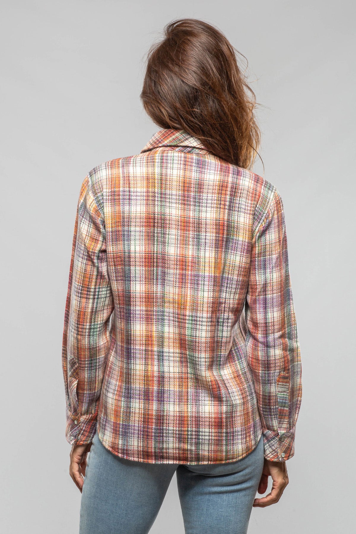 Mylie 48 Colors Printed Weave Cashmere Snap Shirt - AXEL'S