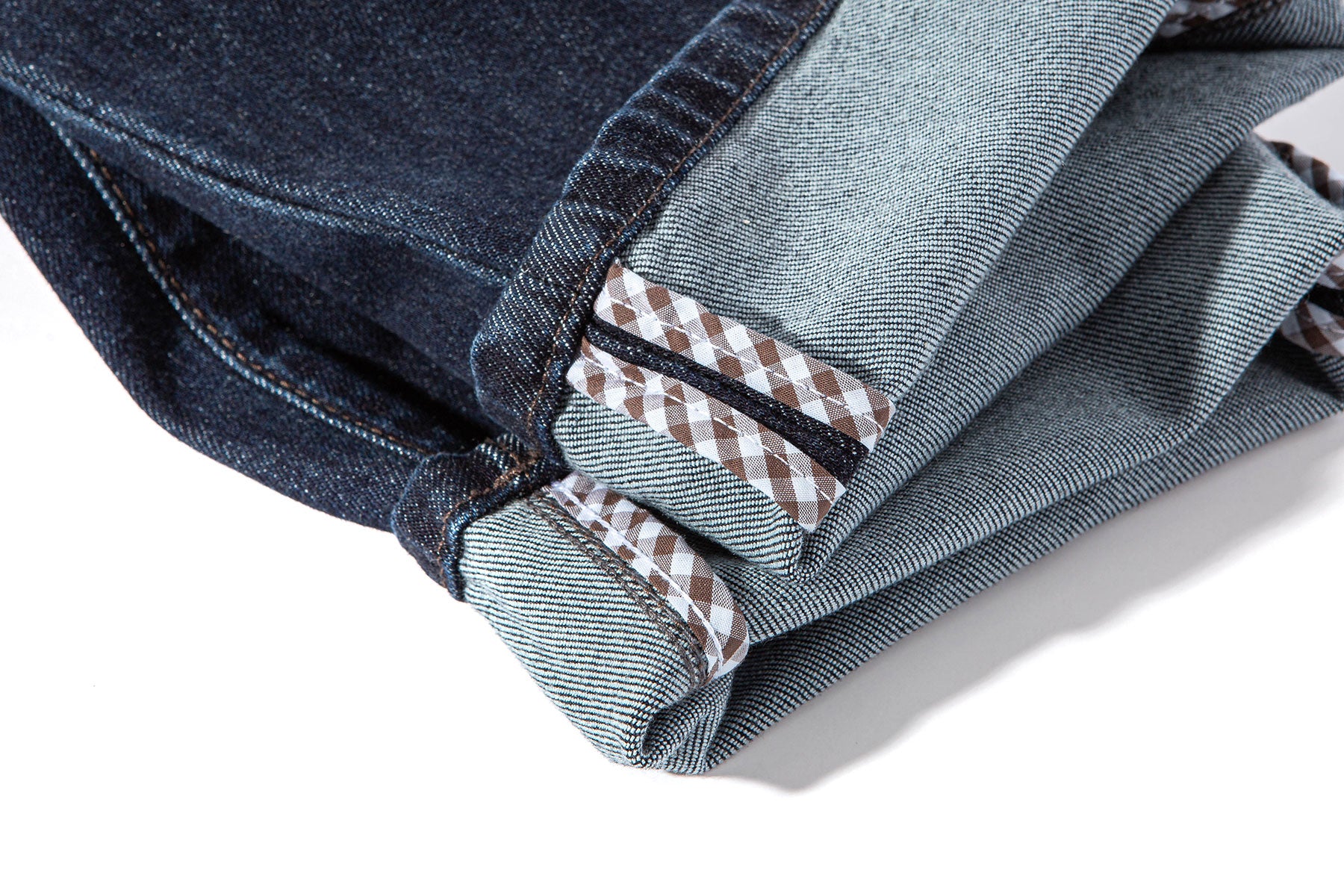 Athens Cashmere Denim 5-Pocket In Dark Wash - AXEL'S