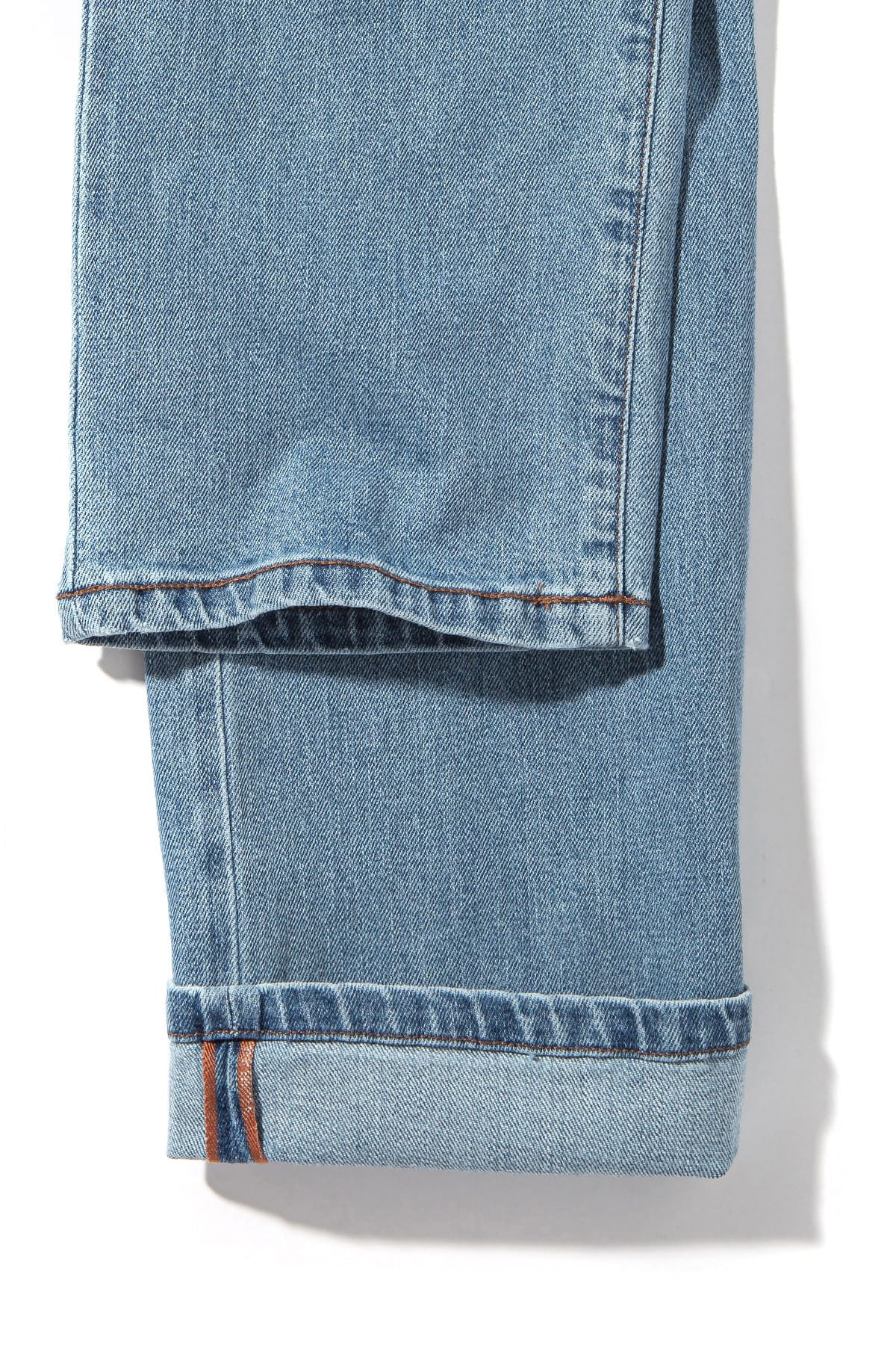 Durham Selvedge Denim In Light Wash - AXEL'S
