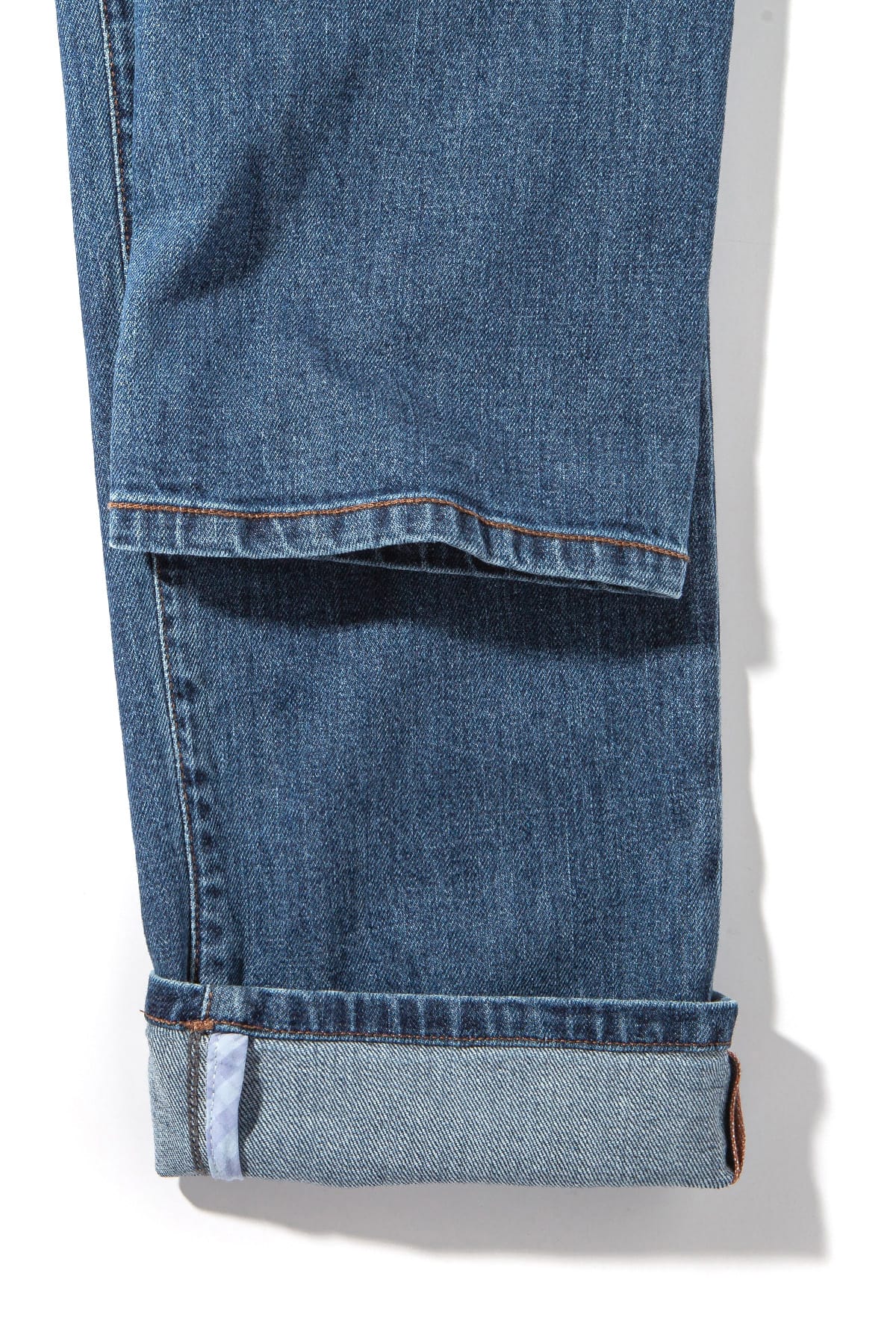 Durham Selvedge Denim In Mid Wash - AXEL'S