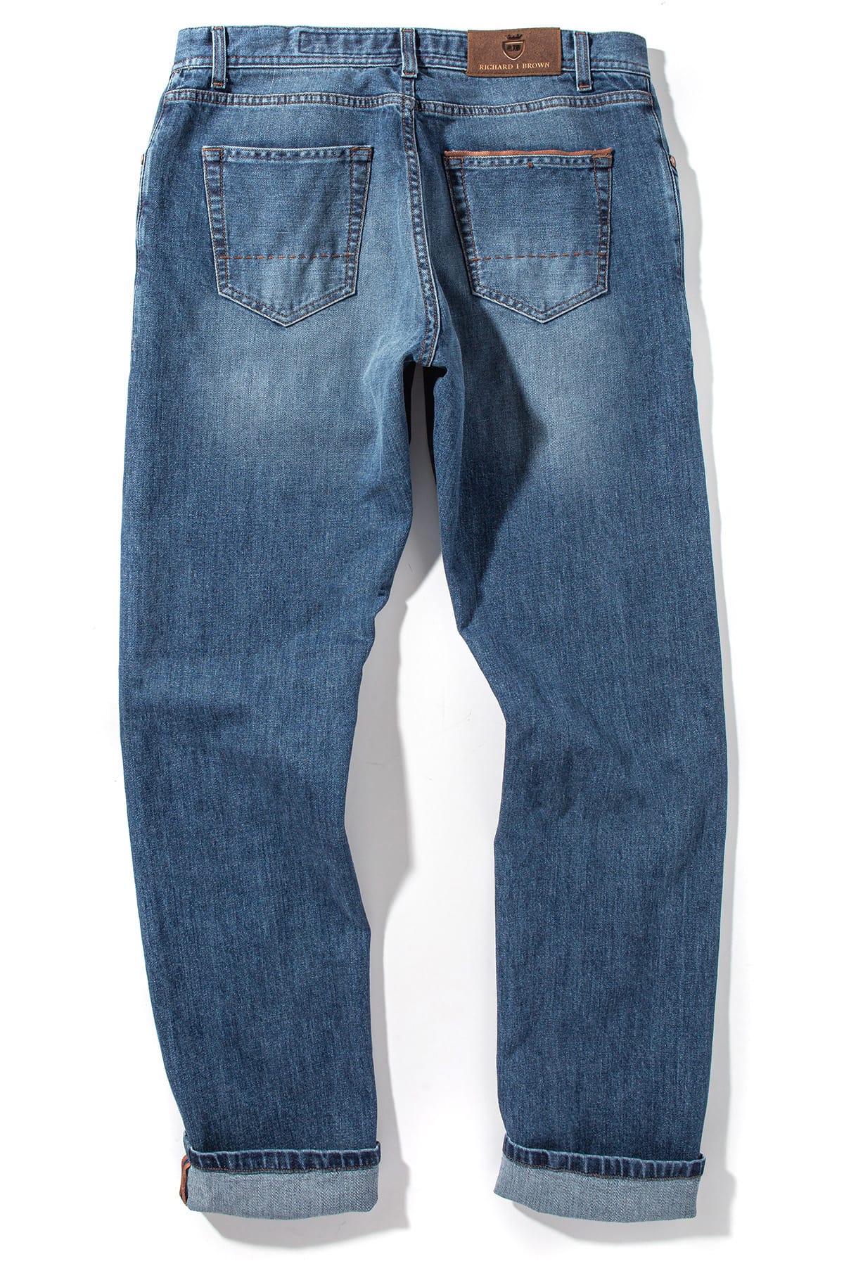 Durham Selvedge Denim In Mid Wash - AXEL'S
