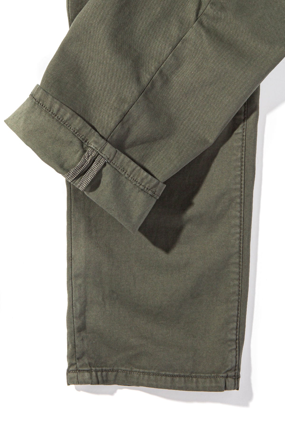 Lawrence Washed Cashmere 5-Pocket In Dark Green - AXEL'S