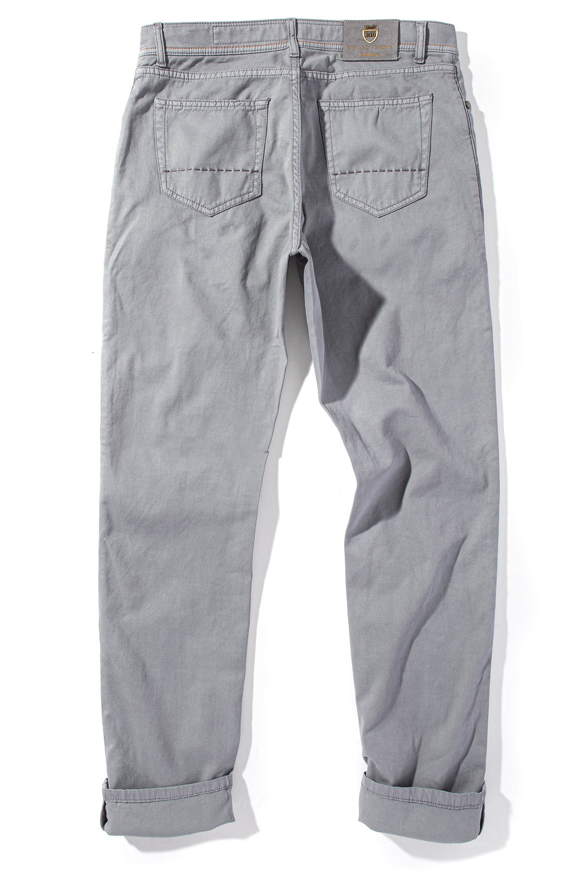 Lawrence Washed Cashmere 5-Pocket In Grey - AXEL'S